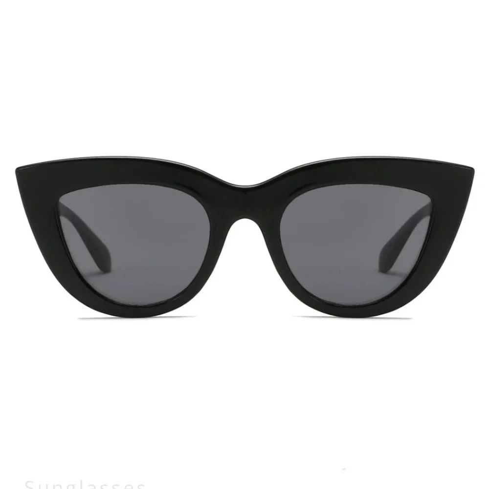 ❗Only 1 Left❗ Women Classic Black Cat Eye Sunglasses Chic Retro Eyewear